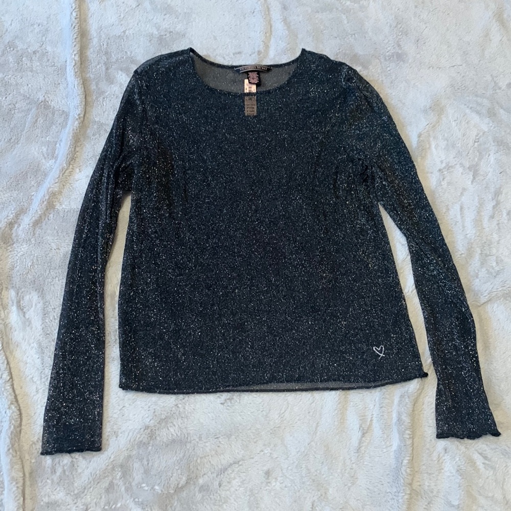 Victoria’s Secret sheer glitter top